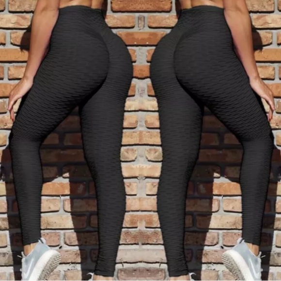 New Mix Yoga Workout Pants Tiktok Leggings for Women Scrunch Butt Lift SIZE XL - Picture 1 of 5